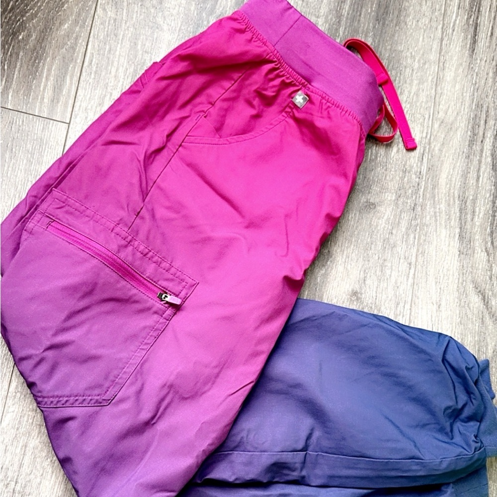 Figs ombre scrub pants
